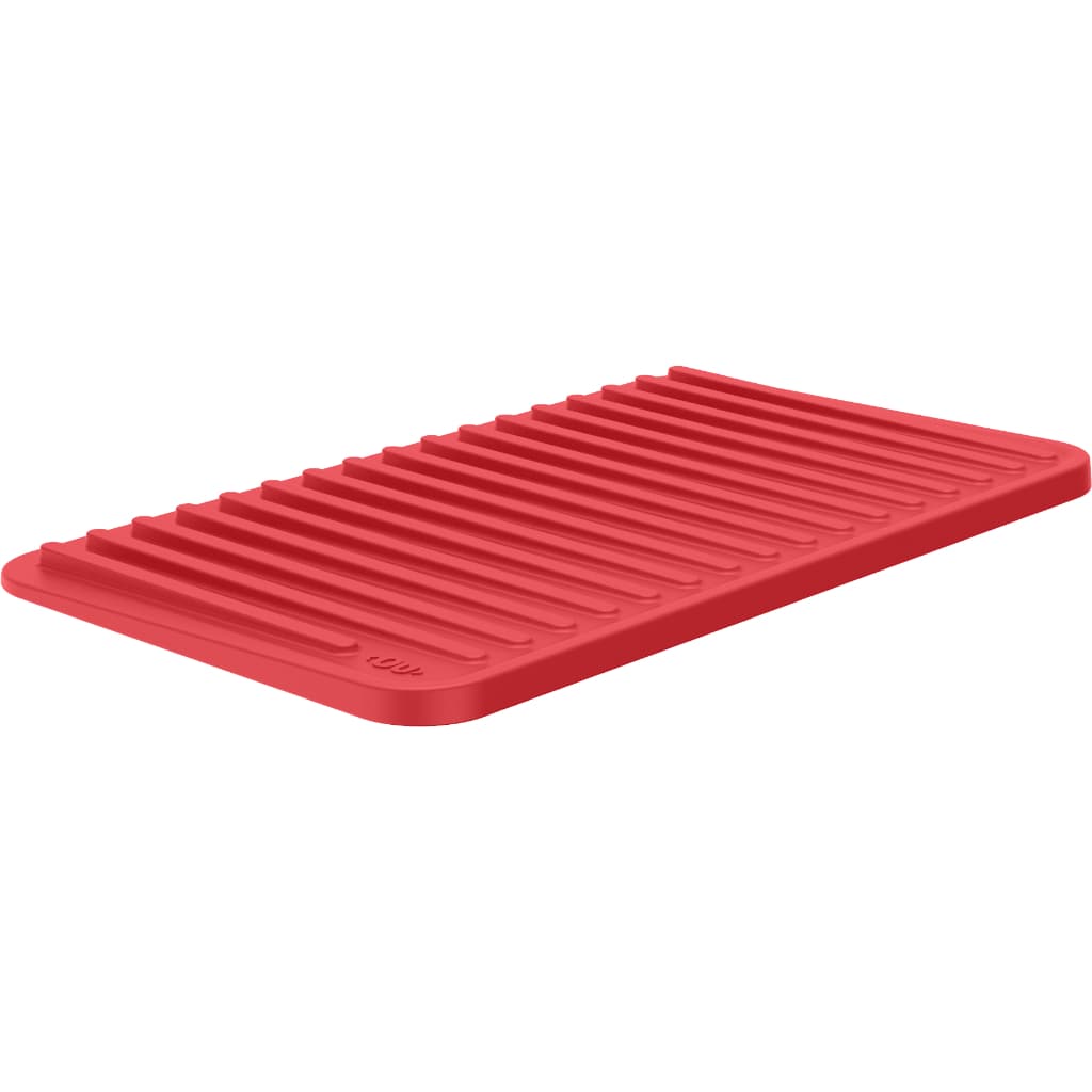 Escorredor De Copos Trium Vermelho - Ou 35cm X 21 Cm