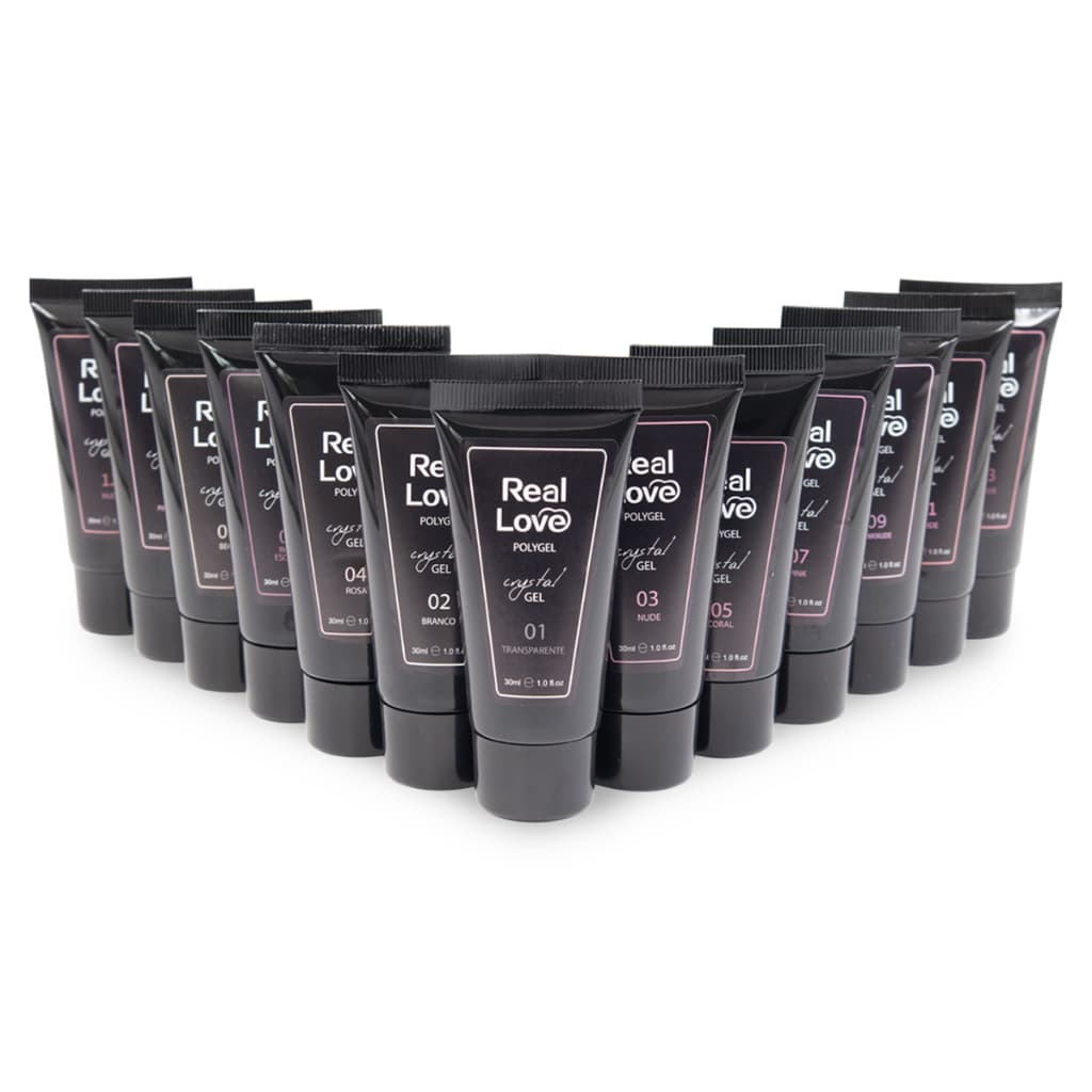 Polygel Powder Alongamento De Unhas 30ml - Real Love