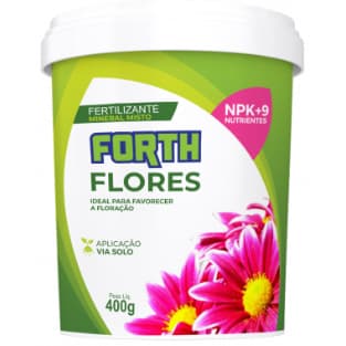 Fertilizante Forth Flores - NPK+9 Nutrientes - 400g