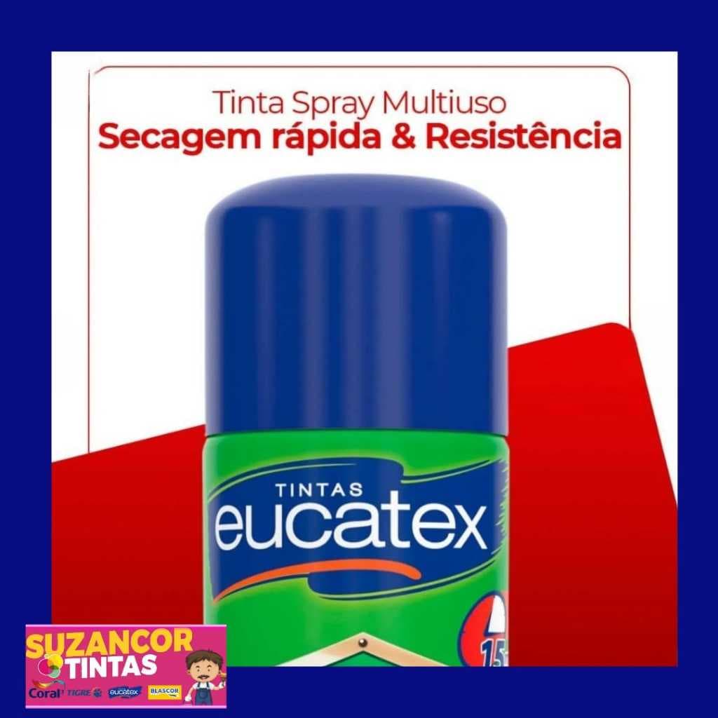 Tinta Spray Uso Geral 400 ml Eucatex Várias Cores
