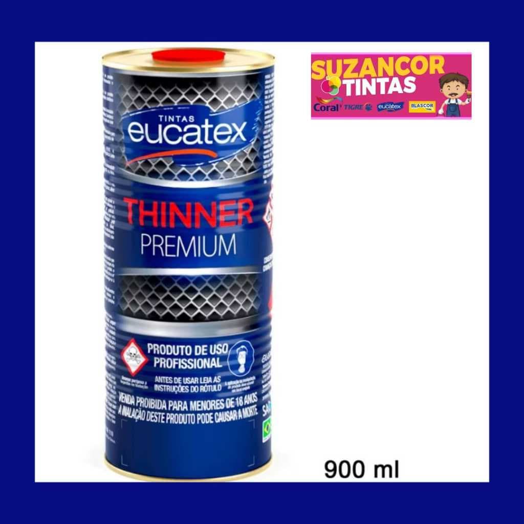 Thinner Premium Para Diluição e Limpeza 900ml Eucatex