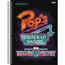 Caderno Universitário 80 fls 1 Matéria - Riverdale  - São Domingos - Capas Variadas