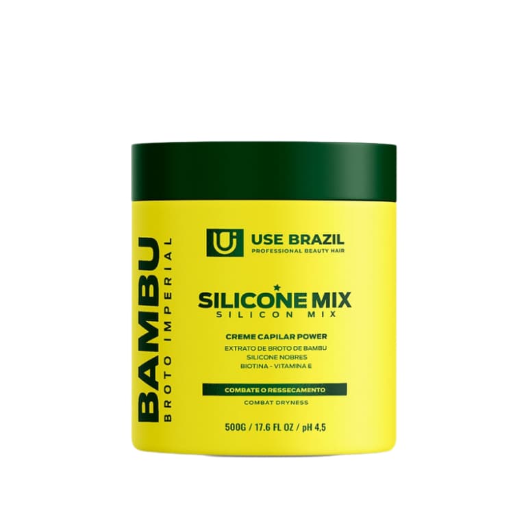 Silicone Mix Creme Capilar Bambu Imperial 500gr - Uso Profissional
