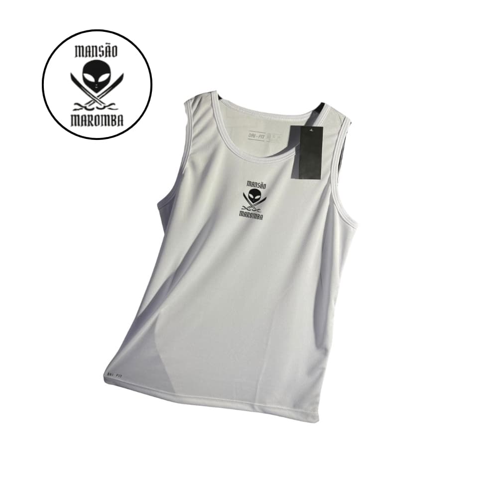 Regata Dry Fit  Masculina - Modelo regata MAROMBA 02 Academia Corrida CrossFit Treinos Intensos