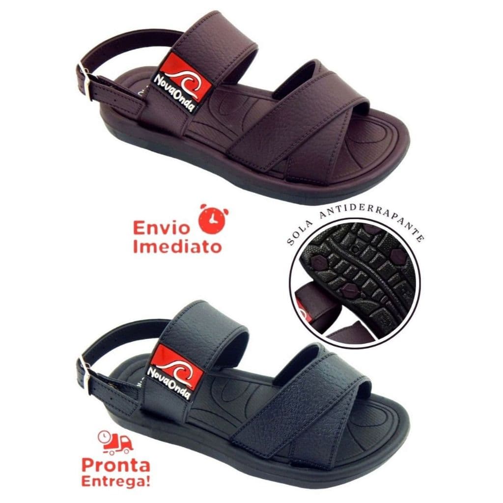 KIT 2 pares Sandalia Infantil Masculino Promoção Menino NOVA ONDA