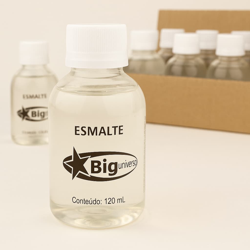 Kit Esmalte Raio Extra Brilho Big Universo 120ml Brilho Intenso e Duradouro Caixa C/12 Unidades