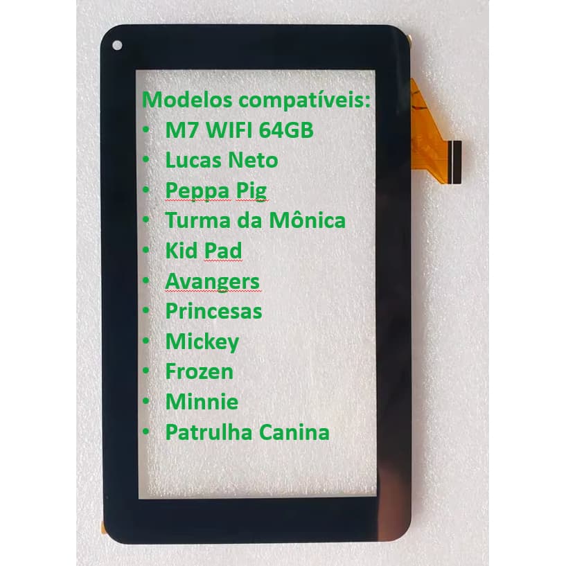 Tela Touch Toque Compatível Tablet Multilaser M7 Wifi 64GB
