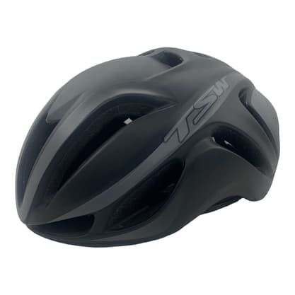 Capacete Ciclismo TSW Team Preto-Cinza/ Preto-Vermelho