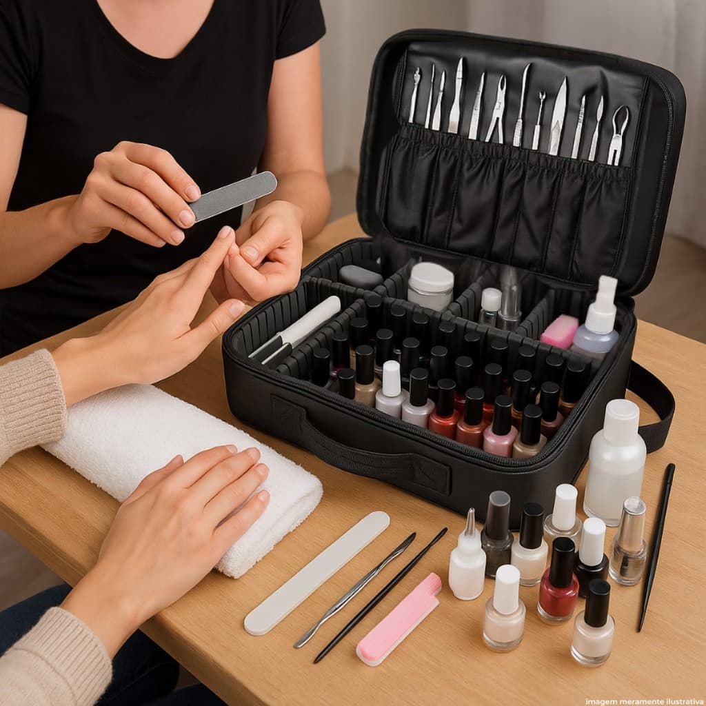 Maleta Maquiagem Mochila Case Profissional Maquiador Makeup
