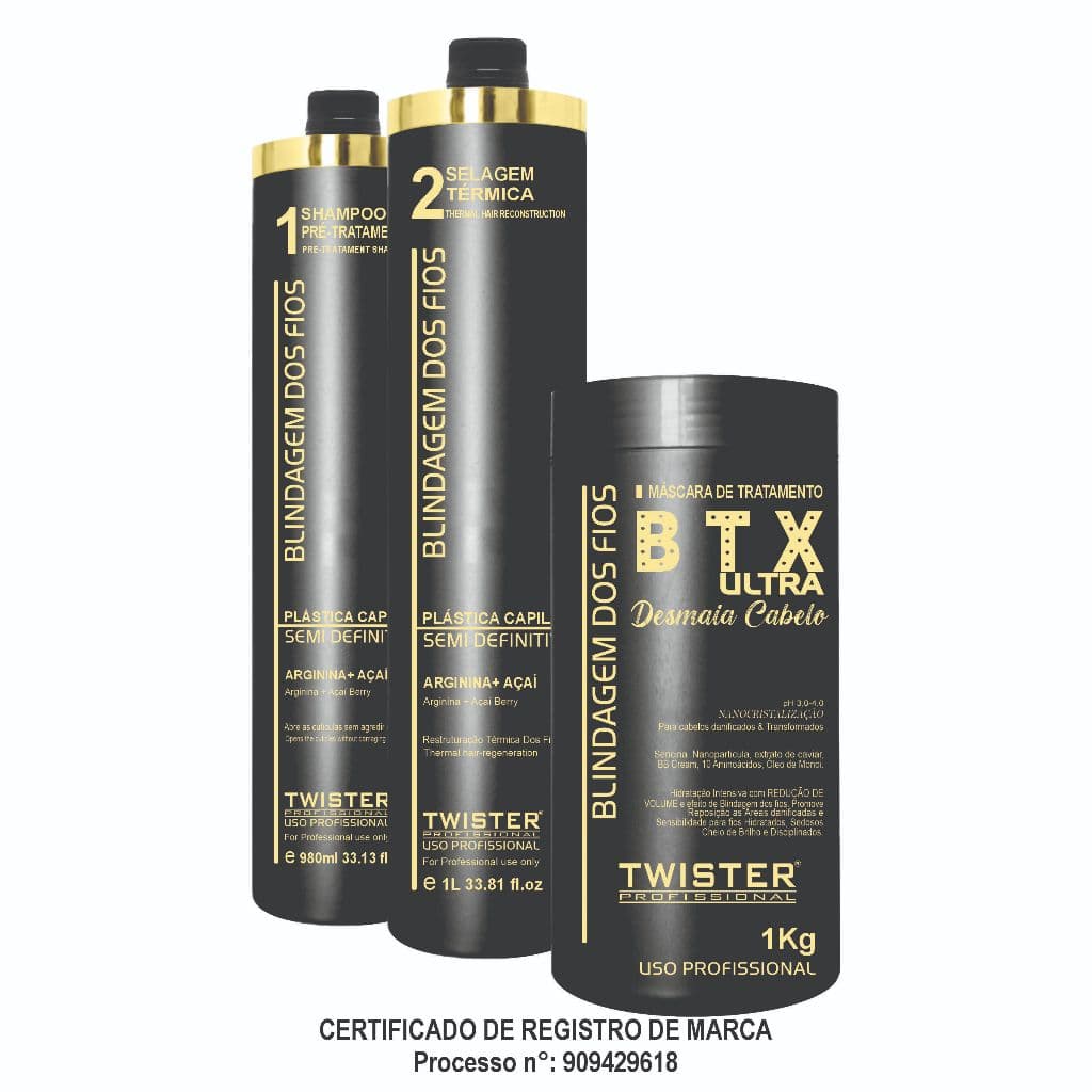Kit Capilar Térmico Com Queratina e Argan + BTXultra  Capilar 1k