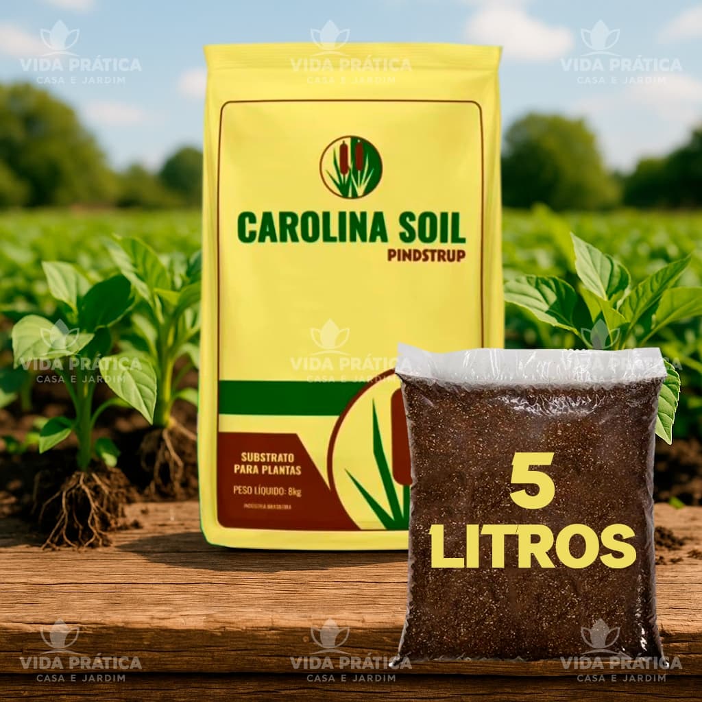 Substrato Carolina Soil Formulação Completa 35H LXXXVI - 5 Litros 1 kg Plantas Hortas Mudas Plantio