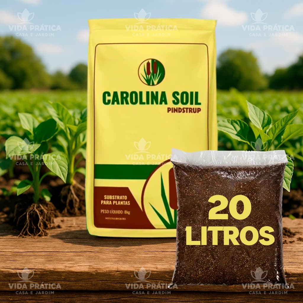 Substrato Carolina Soil Formulação Completa 35H LXXXVI 20 Litros 4 kg Plantas Hortas Mudas Plantio