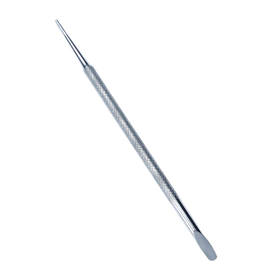 Empurrador de Cutícula com Ponta Palito Inox – Espátula Profissional, Esterilizável