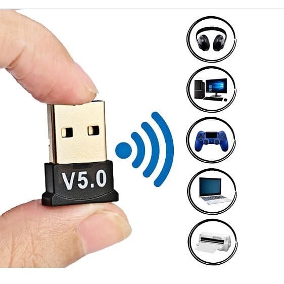 Adaptador E Receptor USB Bluetooth 5.0 Plug usb e Transmissor de audio para Notebook