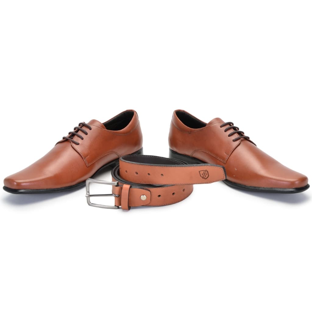 Kit Sapato social masculino + Cinto fivela removível Lançamento