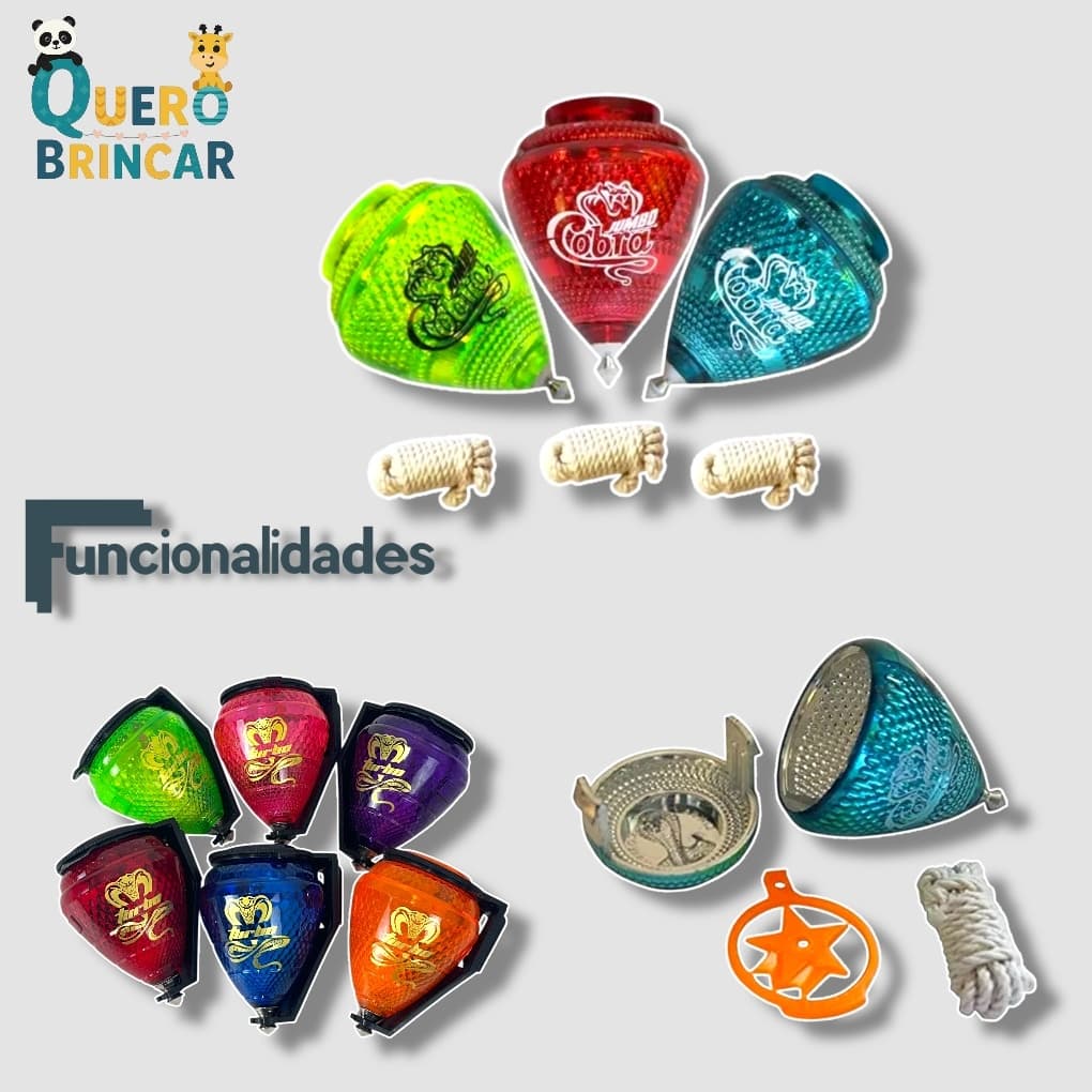 【PROMOÇÃO】Pião Estilo Fenix Pro Freestyle - Desafia Gravidade com 10 Manobras Secretas! + Cordão Antiperda