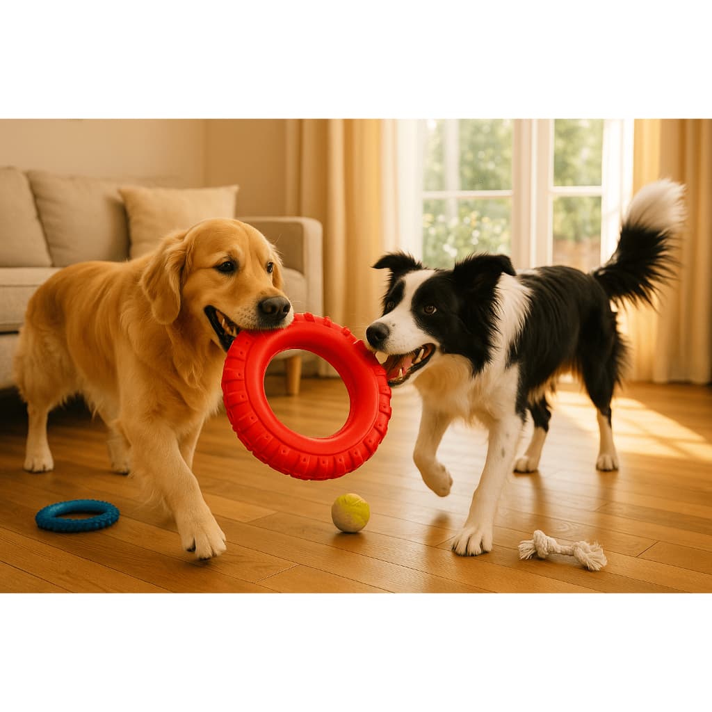 Brinquedo Pneu Pet Brinquedo para Cachorro Mordedor Maciço Cães Grandes