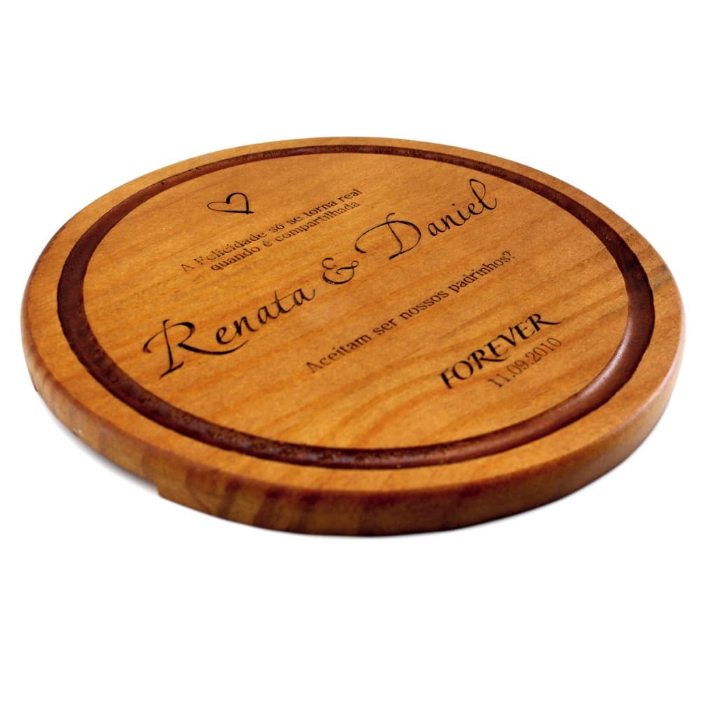 20 Tábuas Personalizadas Padrinhos/casamento com 30 cm