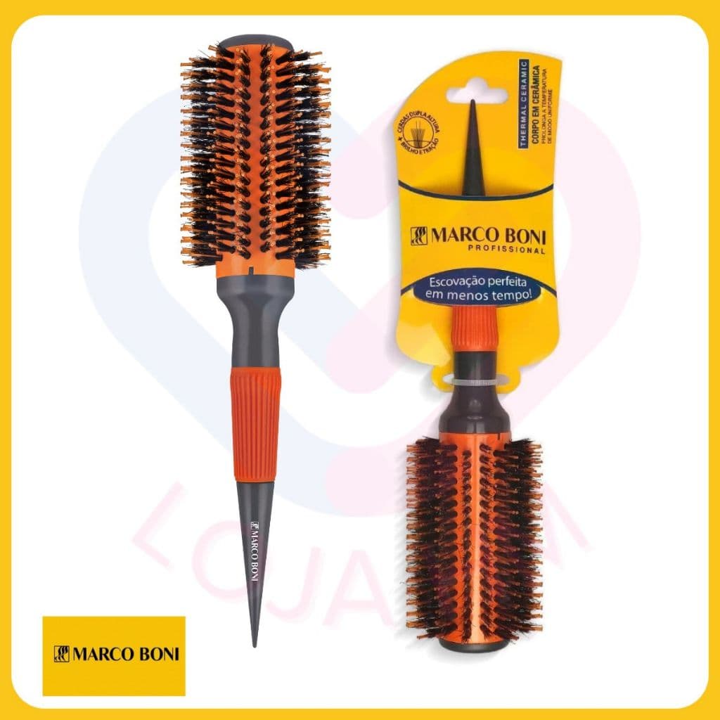 Escova Marco Boni Profissional Thermal Ceramic Nylon 65mm