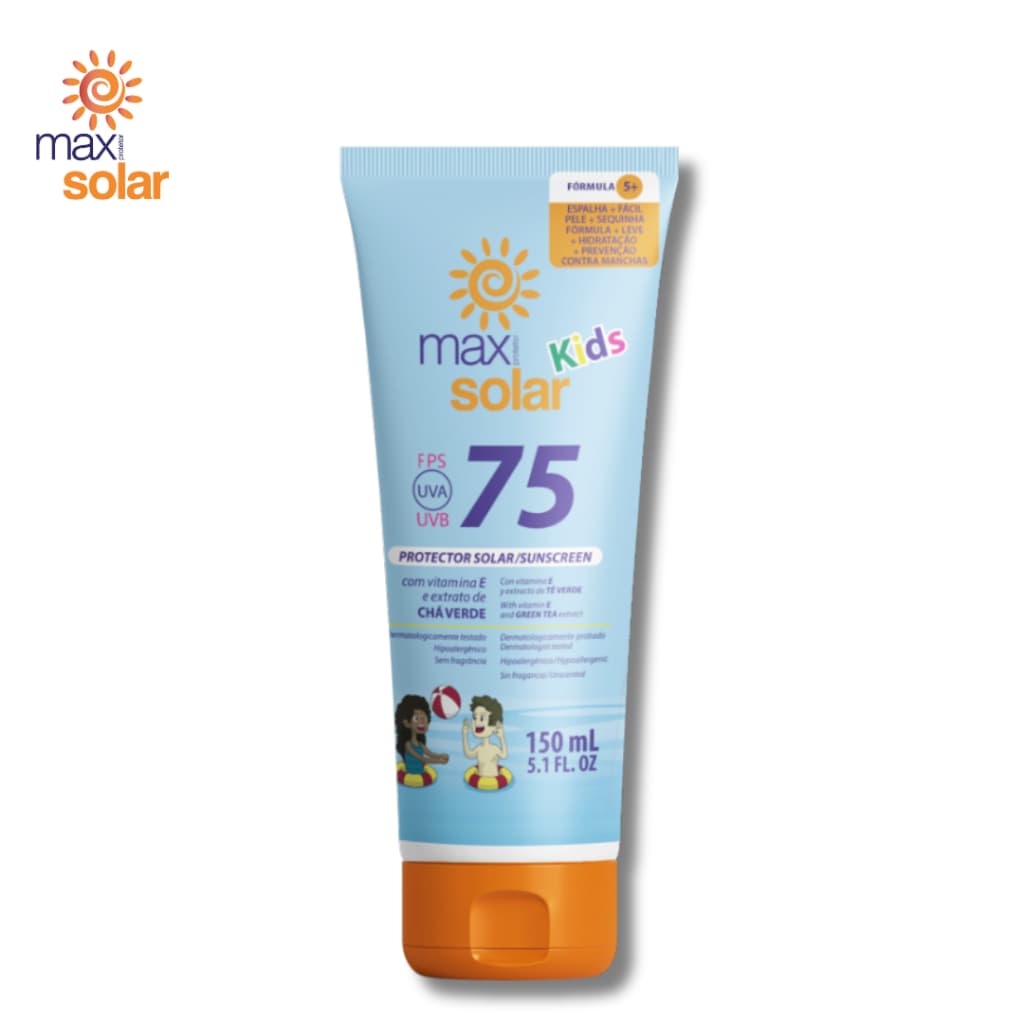 MAX PROTETOR SOLAR INFANTIL FPS 75 KIDS 150ML