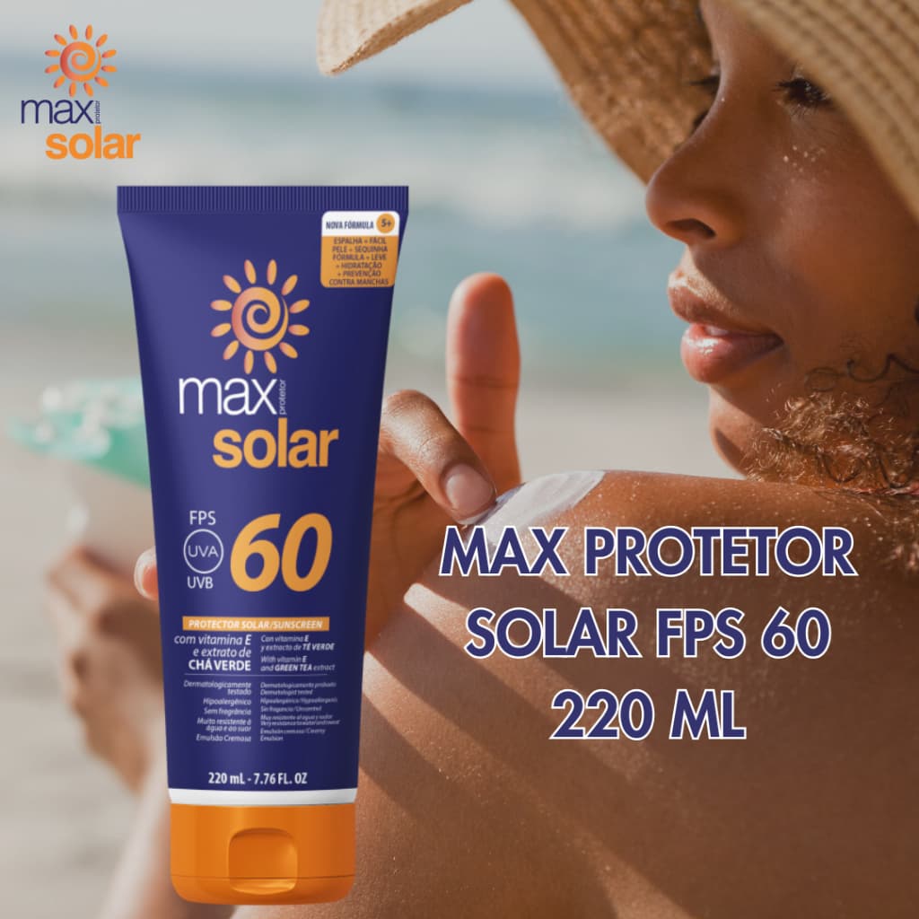 MAX PROTETOR SOLAR FPS 60 - 220 mL