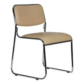 Cadeira de Escritório Dakar Bitlar| Couro PU Premium | Base Fixa| Design Sofisticado | Suporta 120kg