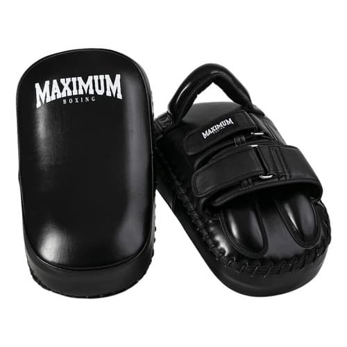 Aparador de Chute e Soco Maximum Preto Thai Pad Muay Thai Boxe MMA Profissional Original Resistente