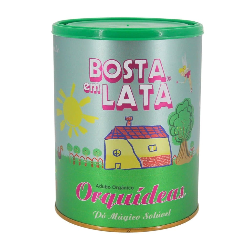 Adubo Fertilizante Orgânico Solúvel para Orquídeas Bosta em Lata - 400g