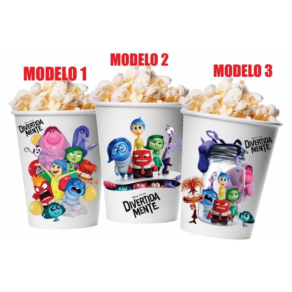 Balde de pipoca 10 unidades personalizado
