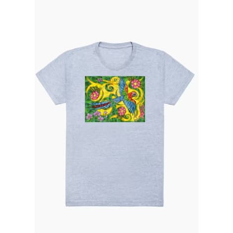 Camiseta Masculino Com Estampa Arara - Natureza em expressão Tecido Premium 100% Algodão