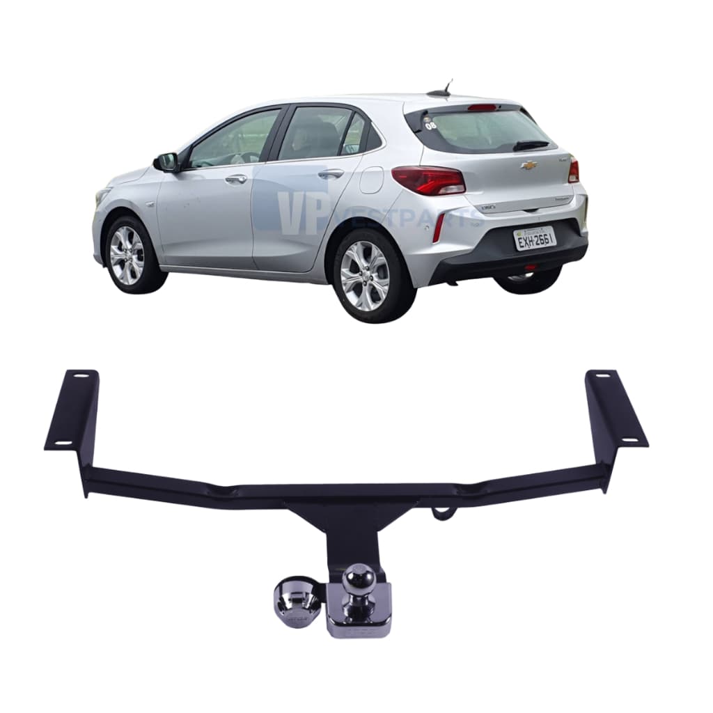 Engate Reboque Original Chevrolet Ônix Hatch 2020 Até 2025 Homologado Premium 450kg