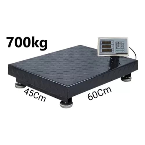 Balança De Plataforma Digital Sem Mastro 700Kg Bateria Pronta Entrega