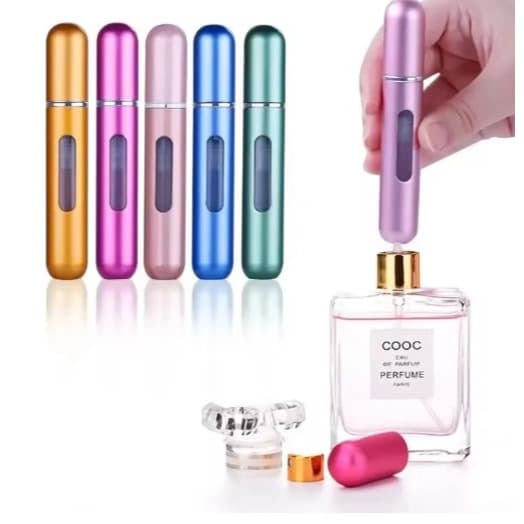 Mini Frasco Porta Perfume De Bolsa Viagem Recarregável 8ml