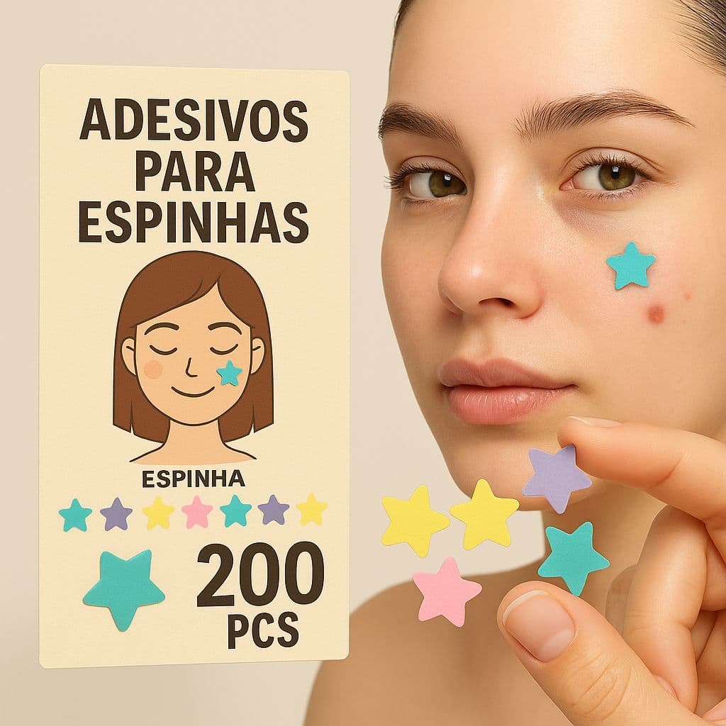 Adesivo de espinha secador de acne multicolorido, rapido e facil de usar, estrela pratico funcional