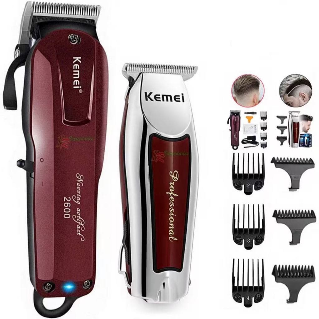 Maquina Corta Cabelo Profissional km 2600 + Acabamento km 9163 oferta