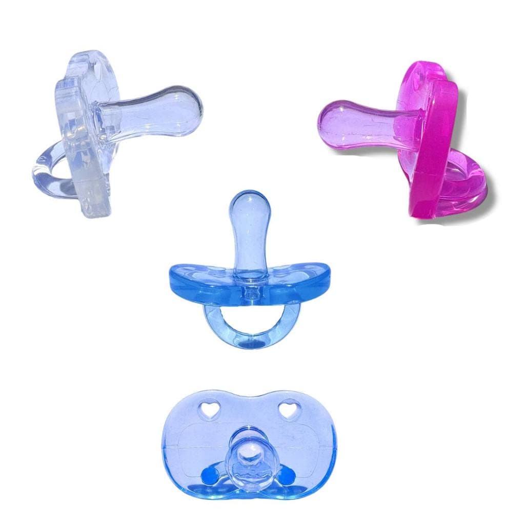 Chupeta Redonda Para Recém Nascidos De Silicone