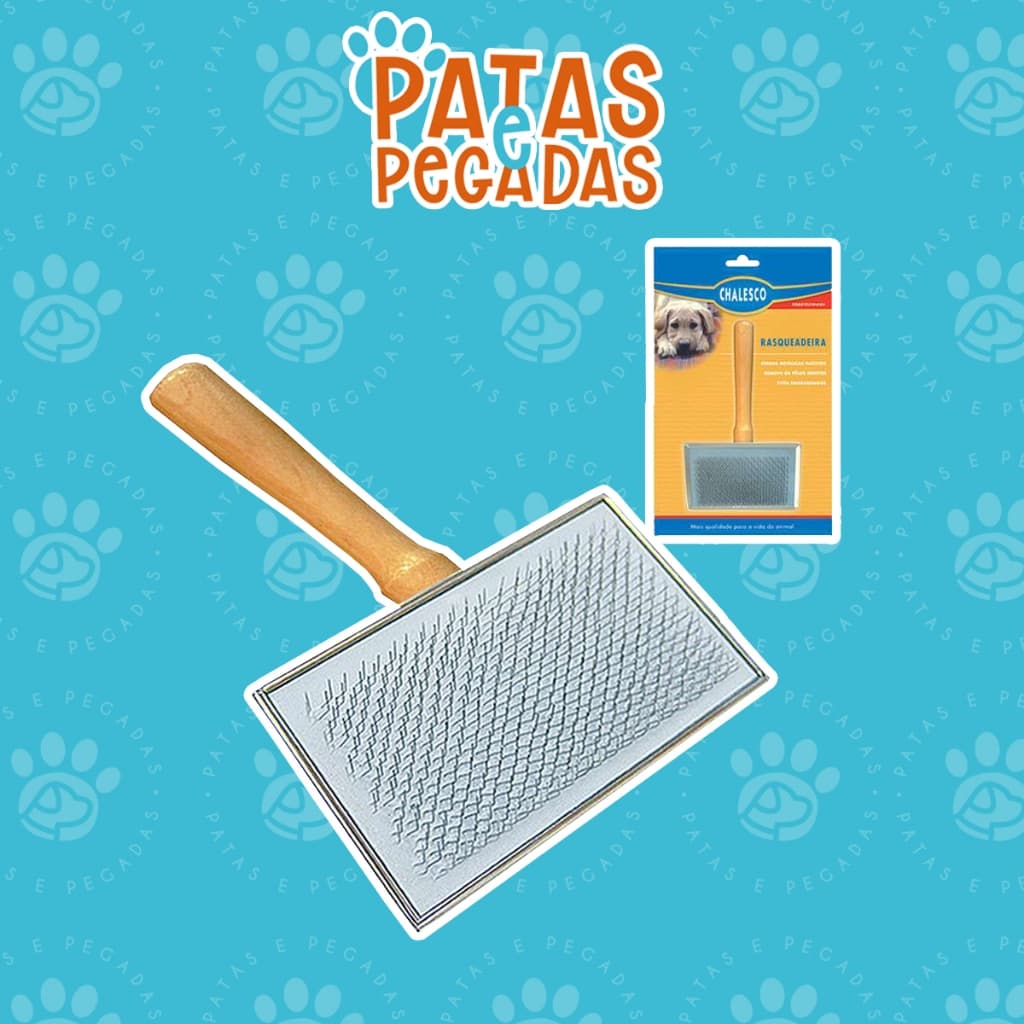 Escova Rasqueadeira Pet Profissional Para Cachorros E Gatos Nº4 Chalesco