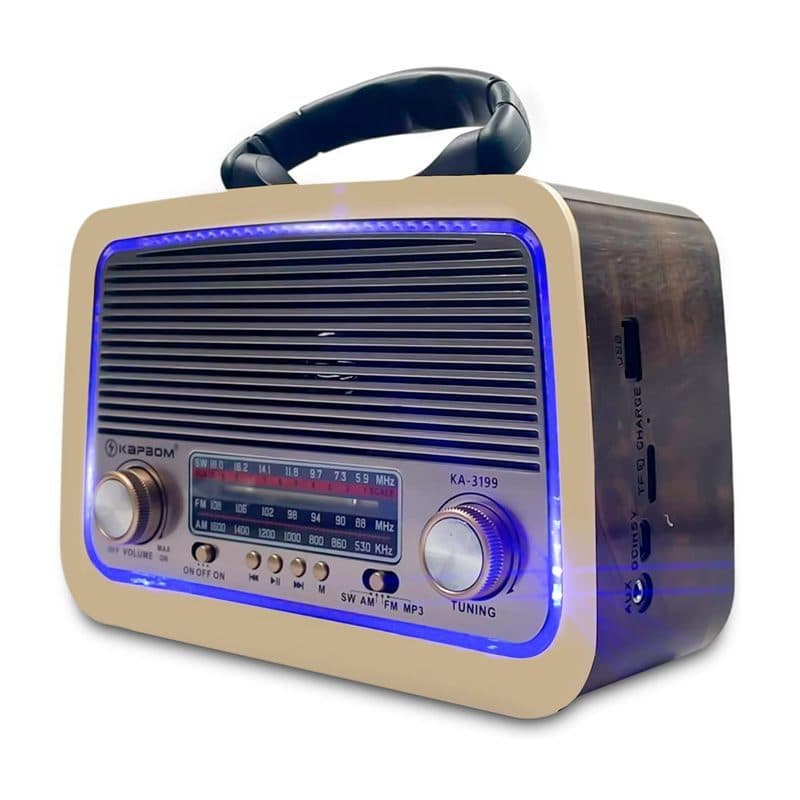 Rádio Am Fm Retrô Vintage Antigo Bluetooth Pen Drive