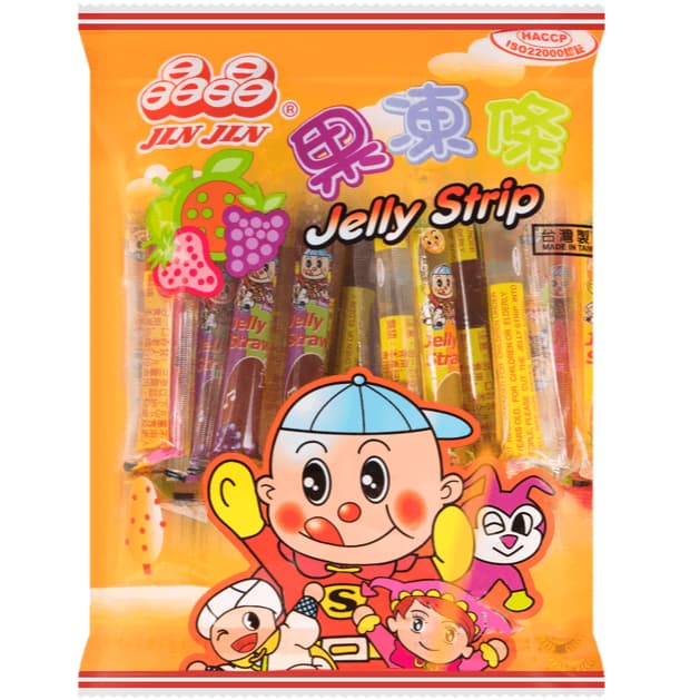 Gelatina Importada Sabores Diversos Jin Jin gelatinas - doce oriental Jelly Strip