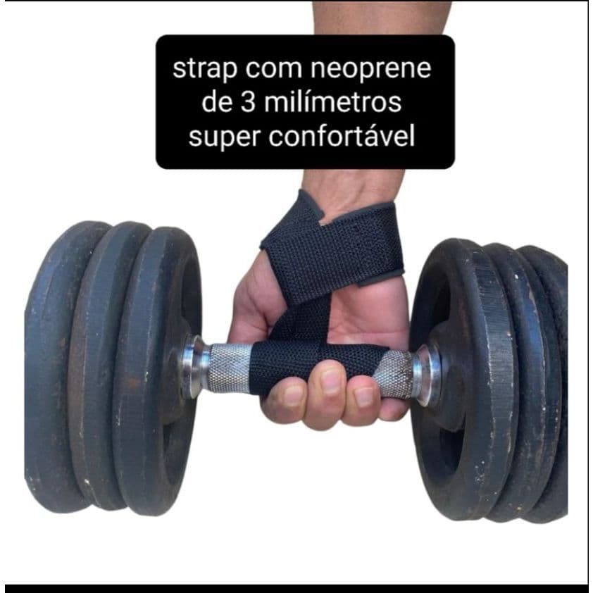 Strap Tala Musculação Academia Crossfit Levantamento de Peso