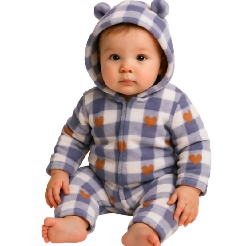 Macacão Infantil Fleece Soft Premiun com Capus