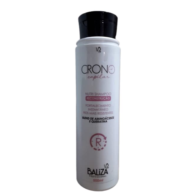 SHAMPOO RECONSTRUÇÃO CRONO CAPILAR-AMINOACIDOS E QUERATINA 500ML - BALIZA PROFESSIONAL