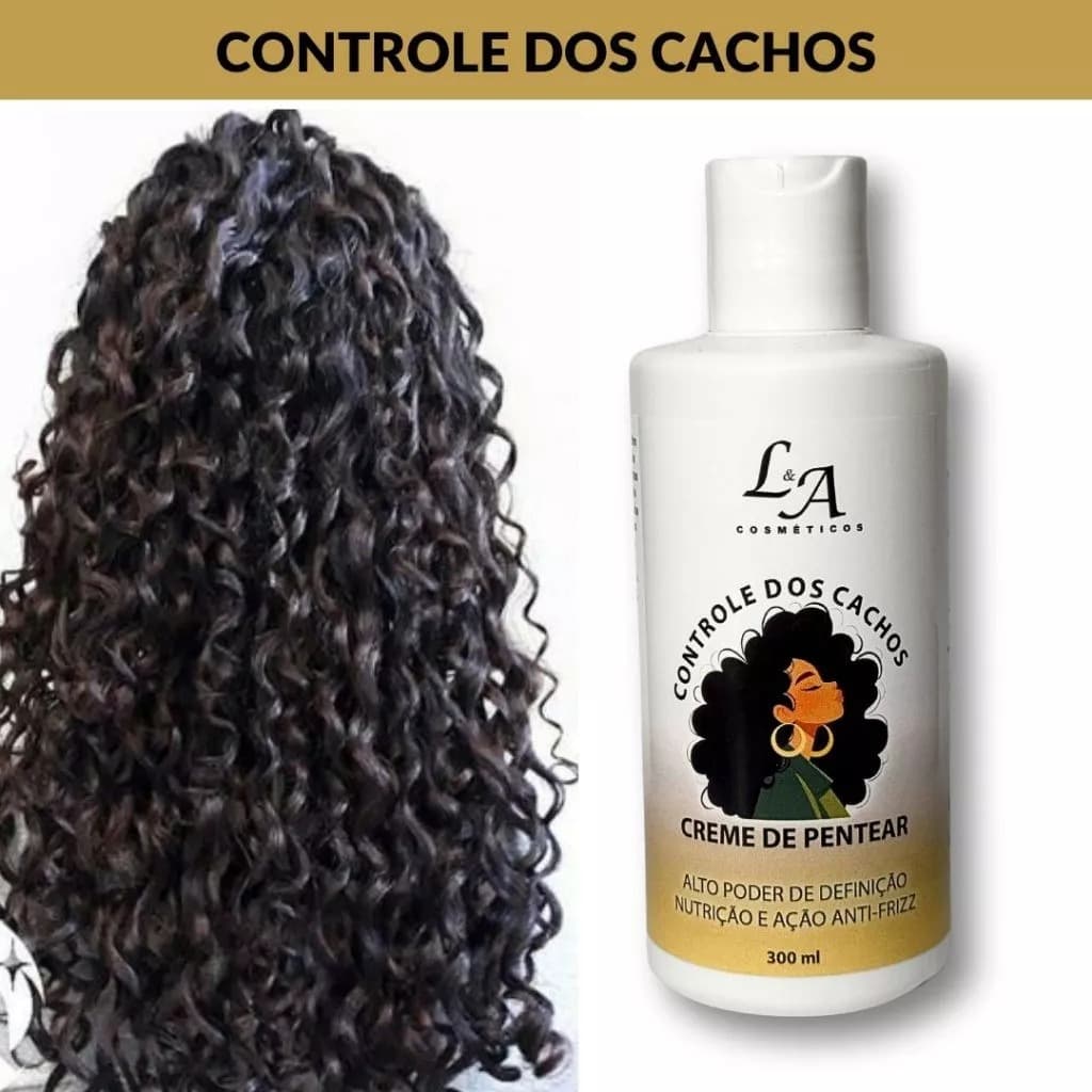 Creme para Pentear Cachos com Óleo de Linhaça e Macadâmia – Definição, Nutrição e Controle do Frizz