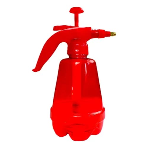 Pulverizador Manual Transparente Água Químicos Sigma Tools Cor Vermelho 1,5L