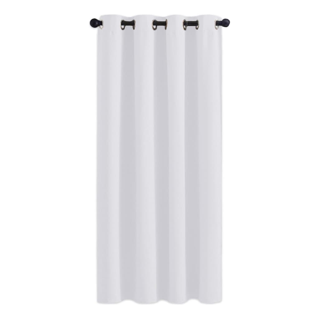 Cortina para Sala Quarto Folha Única 1,40m Tecido Oxford Premium Semi Blackout com Ilhós