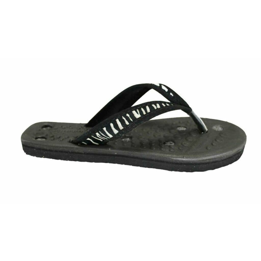 Chinelo Dedo Baixo Fino Magnético Kelly Zebra Par - Terumi