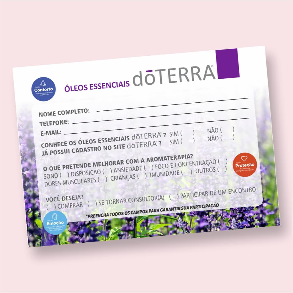 Pct 100 und Cupom para Sorteio, Premiações, Captação de Clientes, Campanhas doTERRA