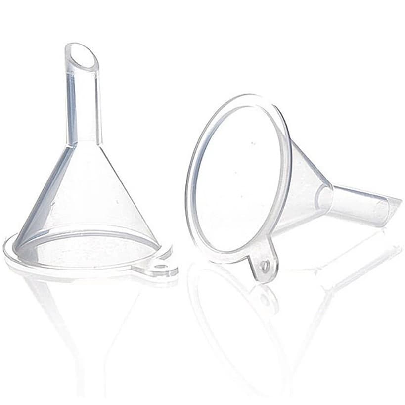 Mini Funil para Frascos Plástico Para Óleo Cosméticos Funil Para Decant de Perfume Flaconete