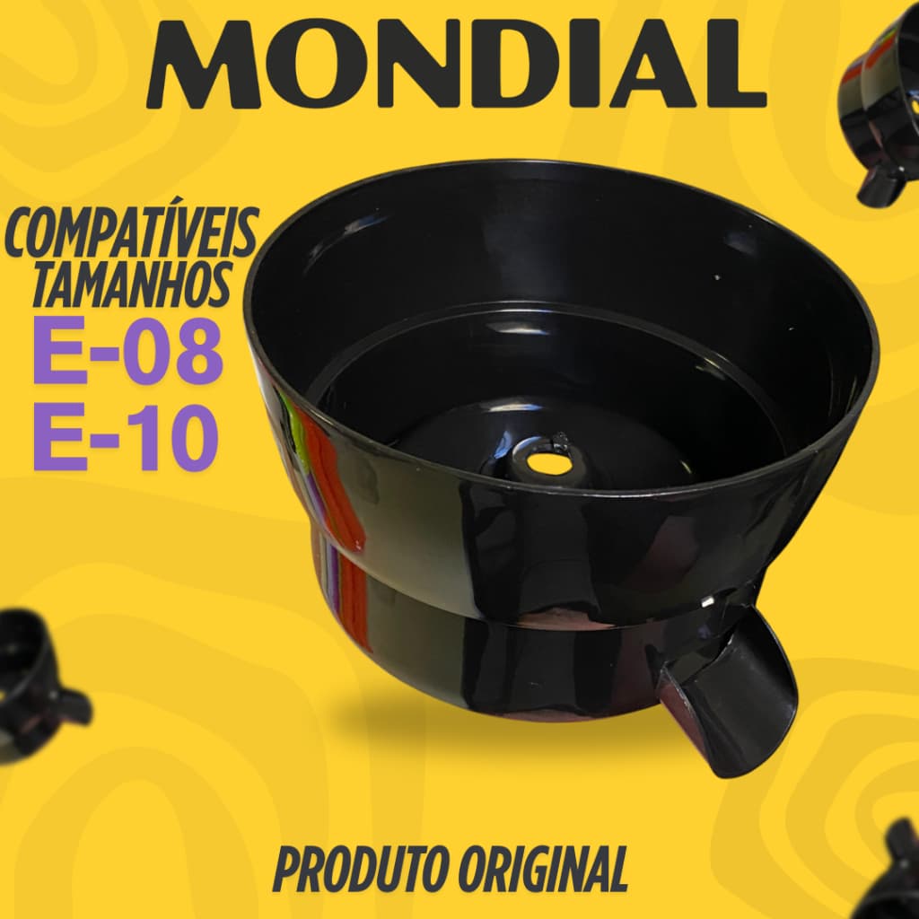 Reservatorio Espremedor Mondial Turbo Citrus E-08 E-10 Original