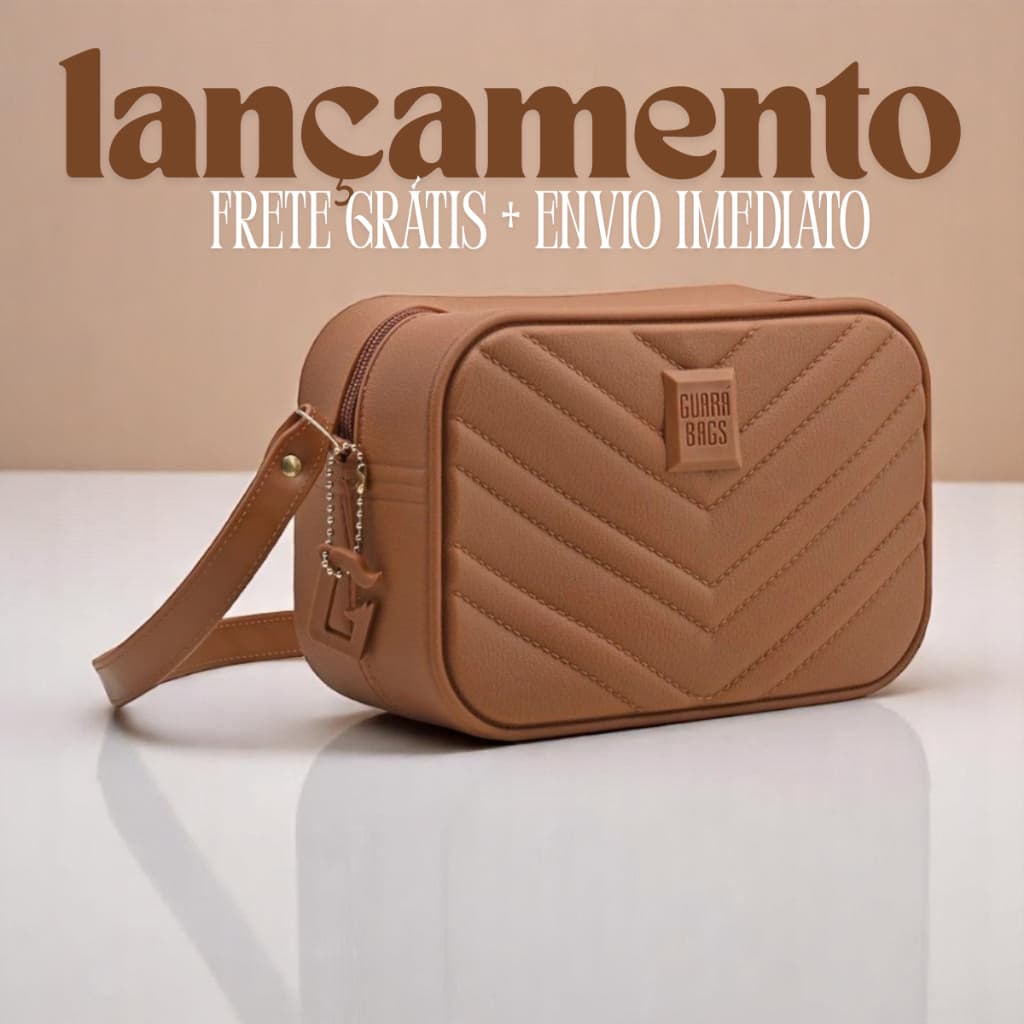 Bolsa Feminina Pequena Alça Transversal Estilo Blogueira Alça Regulável Casual Elegante